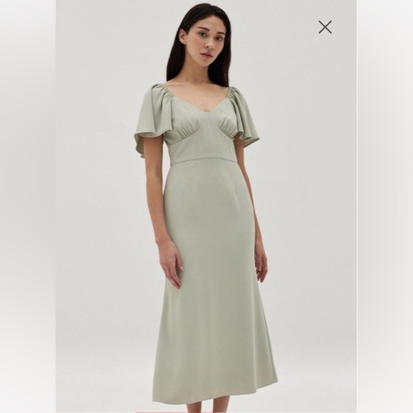 Love Bonito Flutter Sleeve Dress size 4 - Picture 1 of 7